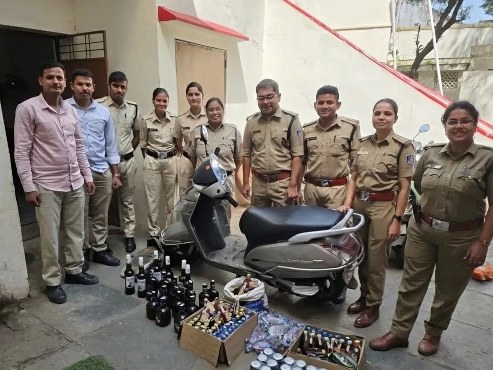 आबकारी विभाग की कार्रवाई, 4 प्रकरण दर्ज